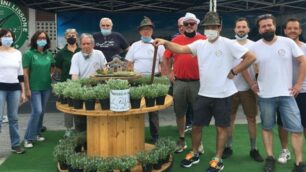 La festa della Stella Alpina in piazza a LissoneFoto Gianni Radaelli