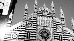 Duomo di Monza in bianco e nero - foto Magnani