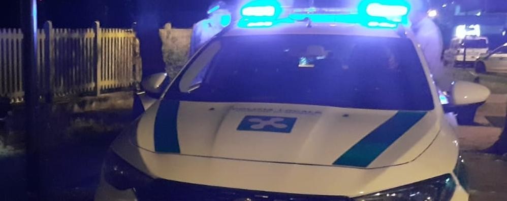 Una pattuglia della polizia locale di Monza