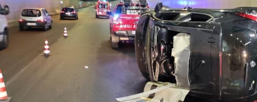 Incidente tunnel viale Lombardia