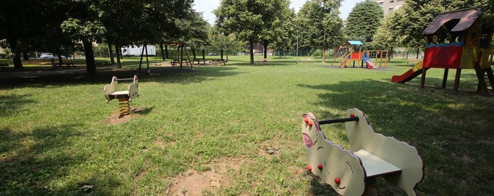 Monza: i giardini di via Calatafimi-Cappuccini