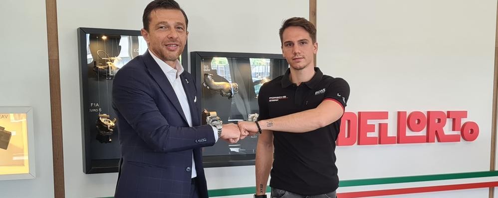Dell'Orto official sponsor del team Ghinzani Arco Motorsport con il pilota Daniele Cazzaniga che gareggerà nel campionato Porsche Carrera Cup Italia