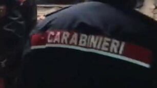 Un intervento dei carabinieri