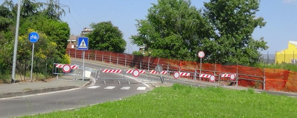 Paderno: il ponte di via Cesare Battisti chiuso al traffico