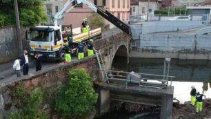 esercitazione Protezione civile ponte via Aliprandi, Monza