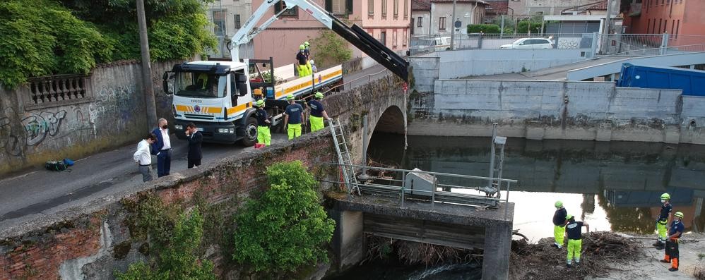 esercitazione Protezione civile ponte via Aliprandi, Monza