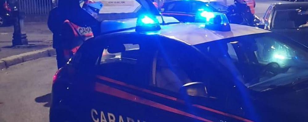 Una pattuglia dei carabinieri