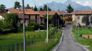Una veduta dei campi attorno a Calò