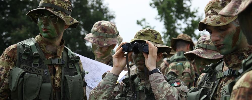 Addestramento allievi scuola militare nunziatella a triuggio