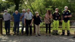Sovico Oasi Belvedere: sindaco e autorità comunali, cittadini e esponenti associazioni volontariato