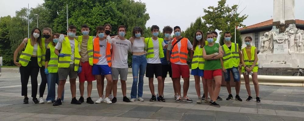 I ragazzi che hanno partecipato all’iniziativa
