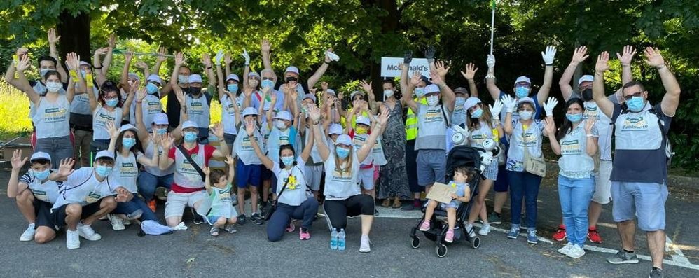 I volontari di Verano pulita 2021