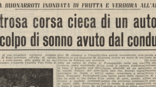 Dalla pagina di cronaca del Cittadino del 21 luglio 1966.