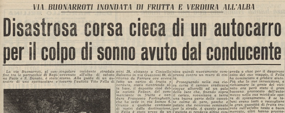 Dalla pagina di cronaca del Cittadino del 21 luglio 1966.