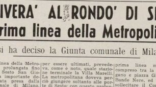 Dalla prima pagina del Cittadino del 13 luglio 1961