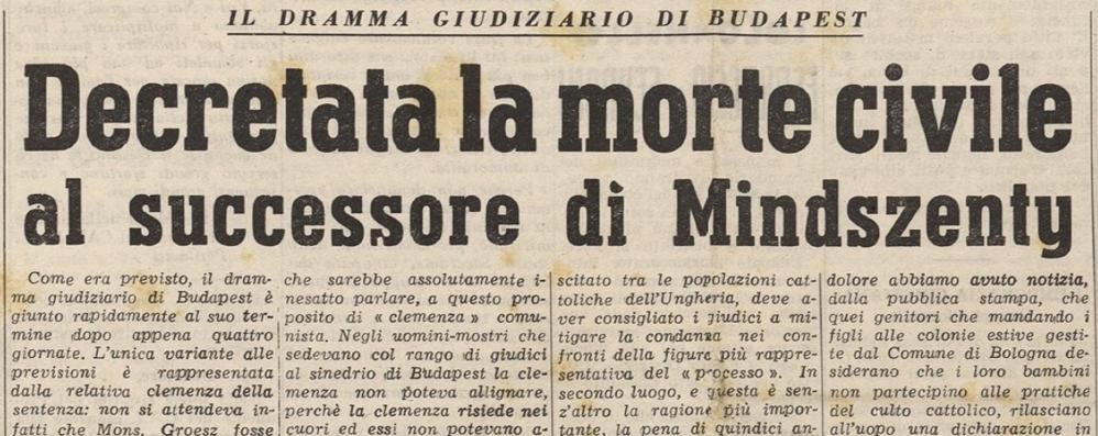 Dalla prima pagina del Cittadino del 5 luglio 1951