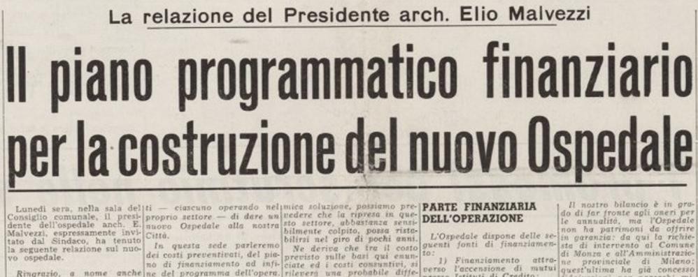 Dalla prima pagina del Cittadino del 7 luglio 1966.