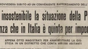 Dalla prima pagina del Cittadino del 1971