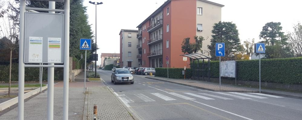La via Bergamo a Bellusco