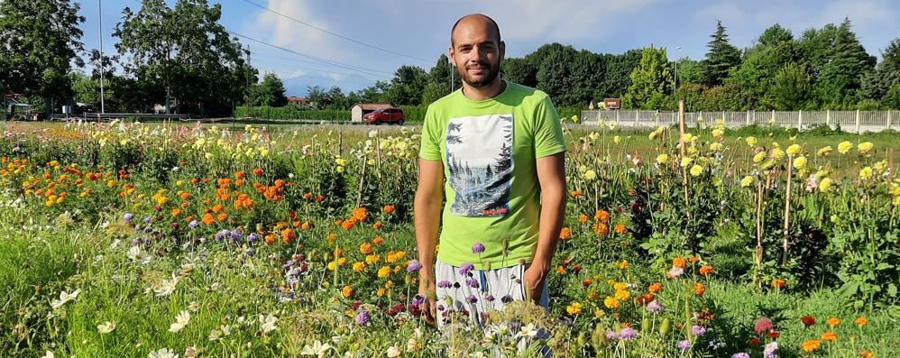 Giorgio Tagliabue e la sua flower farm Colori nel verde