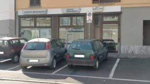 Lo sportello del Banco Ppm-Credito bergamasco di Camnago chiuso ormai da mesi