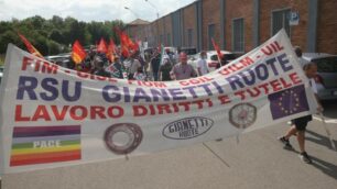 Corteo dei lavoratori Gianetti