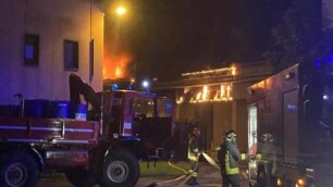 Brugherio incendio Magniplast