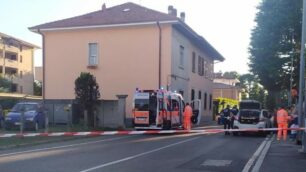 Giussano incidente 9 luglio via Trieste