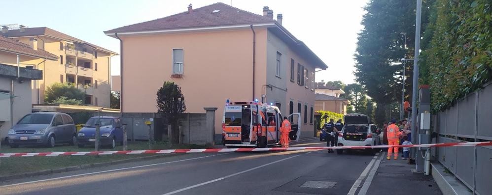 Giussano incidente 9 luglio via Trieste