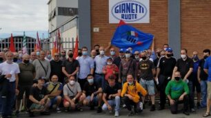 Ceriano Laghetto presidio lavoratori Gianetti Fad Wheel Gianetti Ruote