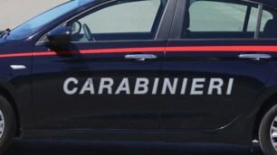 Un’auto dei carabinieri