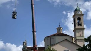 Lesmo chiesa campanile campane