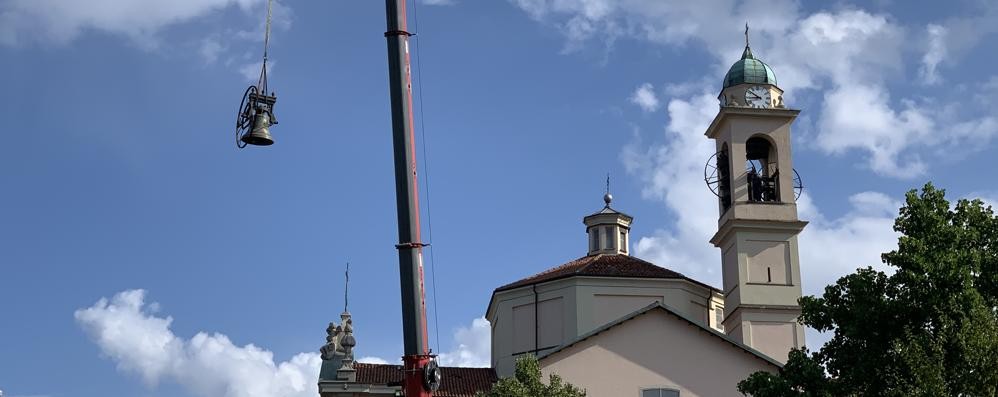 Lesmo chiesa campanile campane