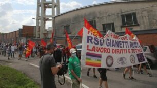 L’ultimo cortei dei lavoratori Gianetti