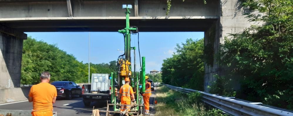 L’indagine sui ponti della Milano-Meda, da mercoledì si ricomincia