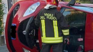 Incidente Misinto - foto Vigili del fuoco