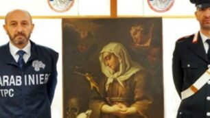 Santa Maria da Cortona dipinto del '700 recuperato