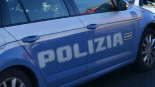 Un’auto della polizia stradale