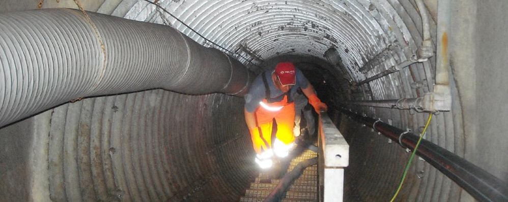 SEVESO VASCHE SEVESO VEDUTA VASCHE DIOSSINA E TUNNEL X ISPEZIONE ED ENTRATA VASCA PICCOLA IN TERRITORIO DI MEDA