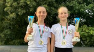 web pattinaggio skating sovico le atlete astrid Frigerio e Federica barni campionesse italiane