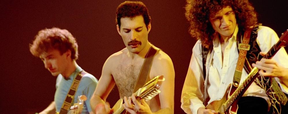 John Deacon, Freddy Mercury e Brian May dei Queen