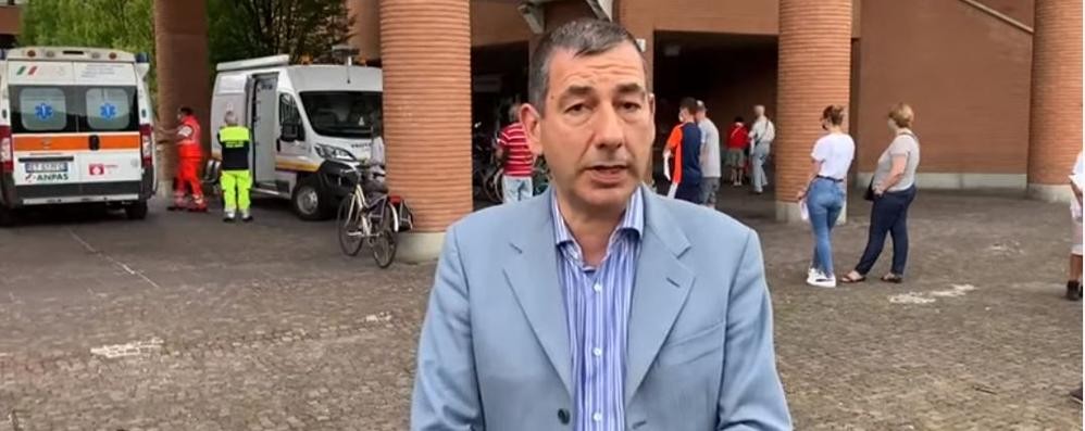 Vimercate tamponi il sindaco Francesco Sartini