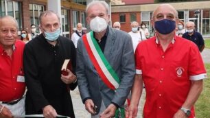 L’inaugurazione delle mostre (Foto Giorgio Faccioli)