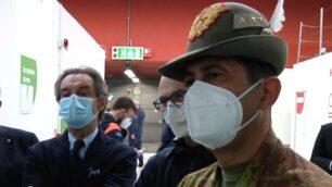 Vaccini generale Francesco Figliuolo e Attilio Fontana