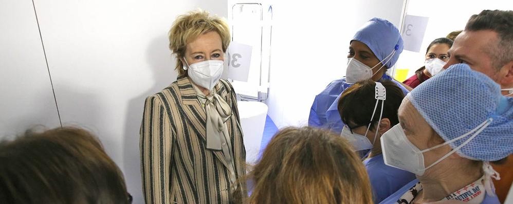 Il vicepresidente della Lombardia, Letizia Moratti