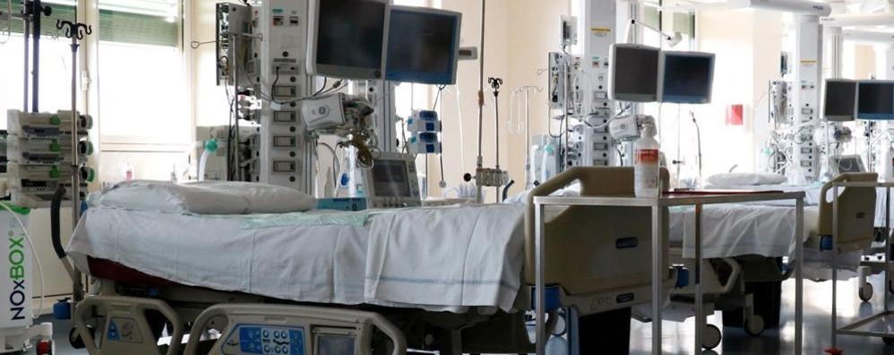 Letti di terapia intensiva all’ospedale San Gerardo di Monza