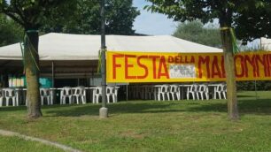 L’area della Festa della Madonnina di Verano