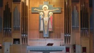 L’interno della chiesa dedicata a San Giuseppe