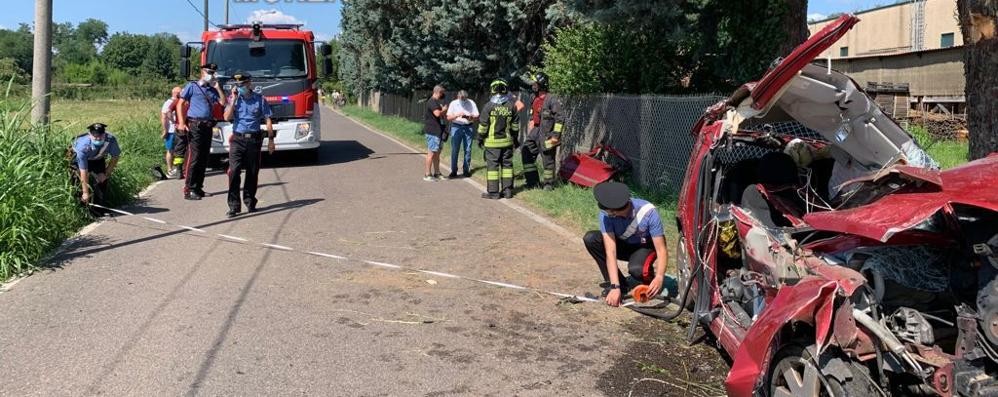 La scena dell’incidente