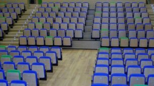 La sala de "L'Auditorium", destinata a subire l'intervento per la sostituzione del parquet